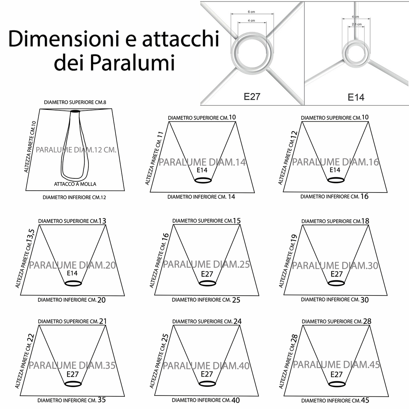 Lampade, Paralume in stoffa di ricambio per lampade